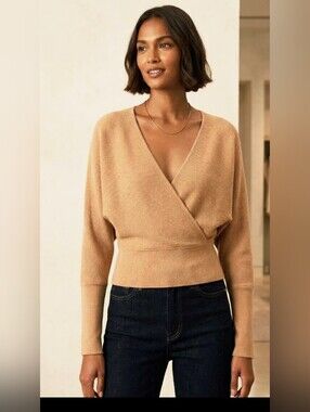 Banana Republic Aire Wrap-Front Sweater